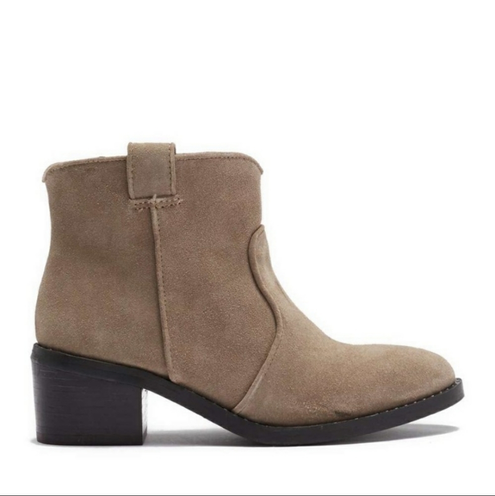 Jeffrey Campbell Konda Ankle Leather Suede Bootie